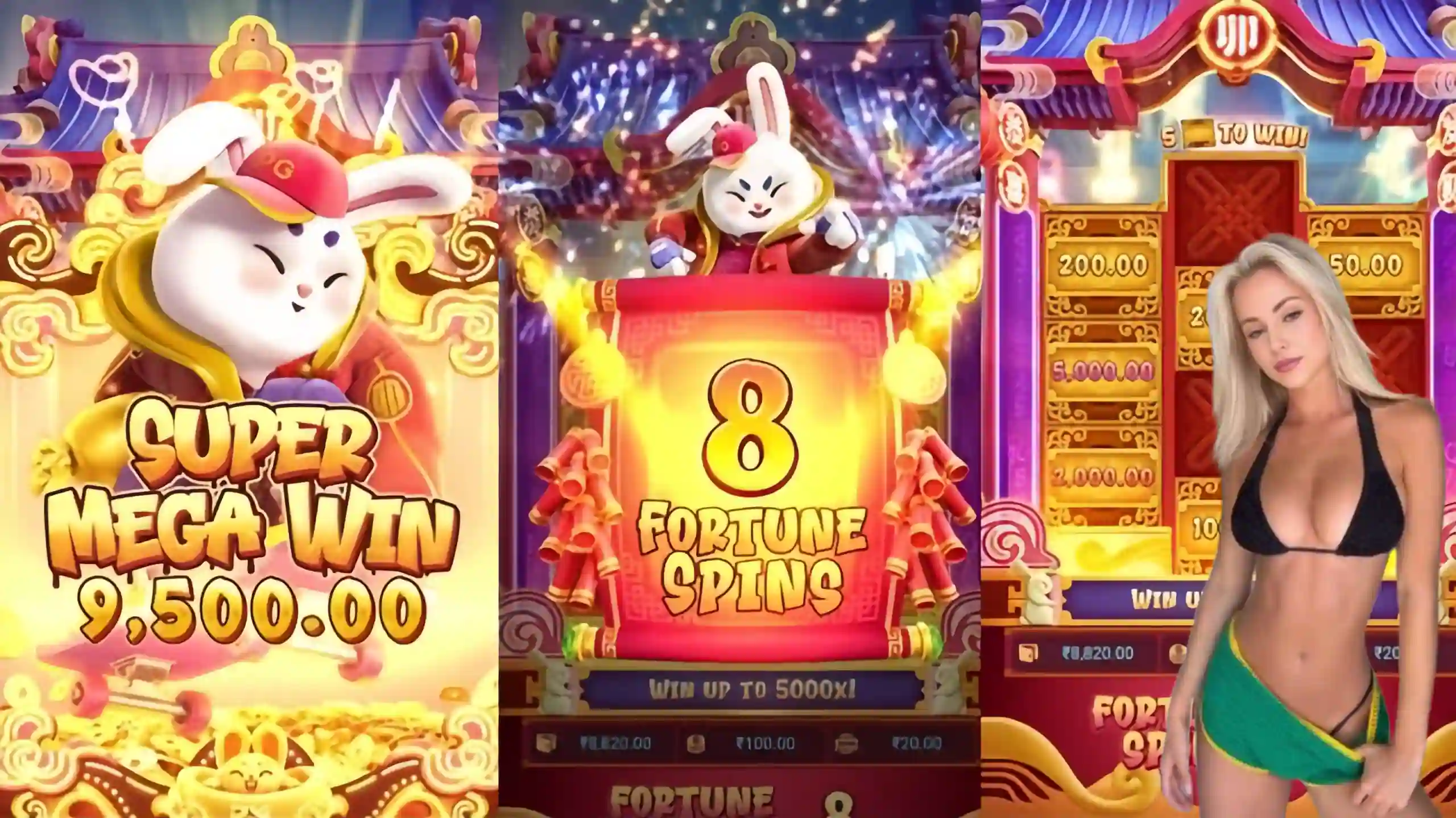 Wild Expansivo Fortune Rabbit nn55 - Coelho Dourado que Expande